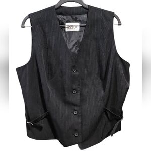 Vintage 90s Jessica pinstripe vest
